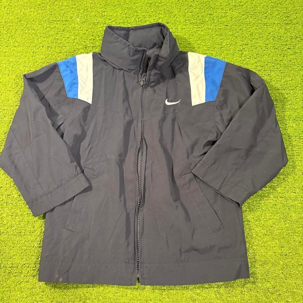 Nike Kids Jacket‎ Windbreaker Performance Mock Neck Zip Up Boy Size 4